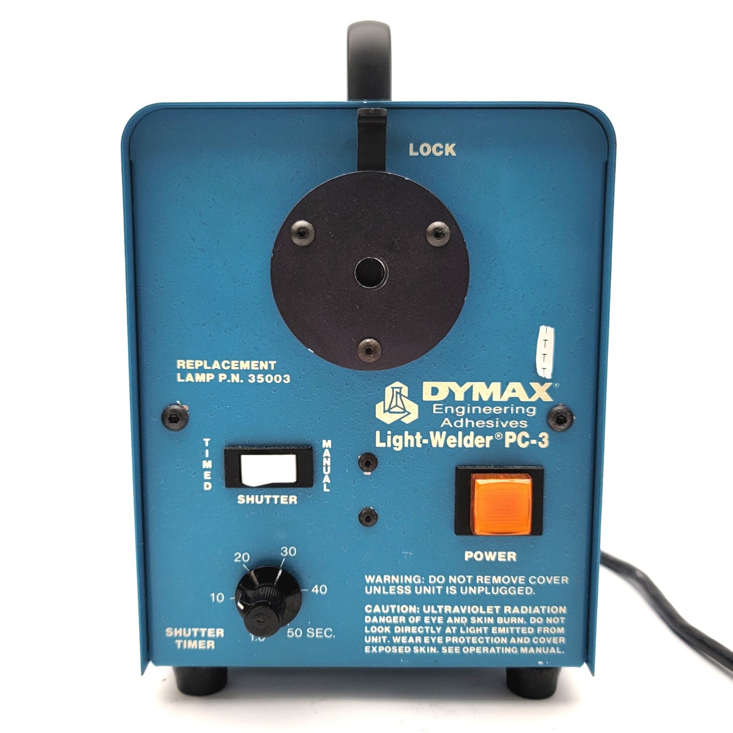 Used Dymax PC-3 Light-Welder UV Curing Light Source With Foot Switch 120VAC 2.5A 50W