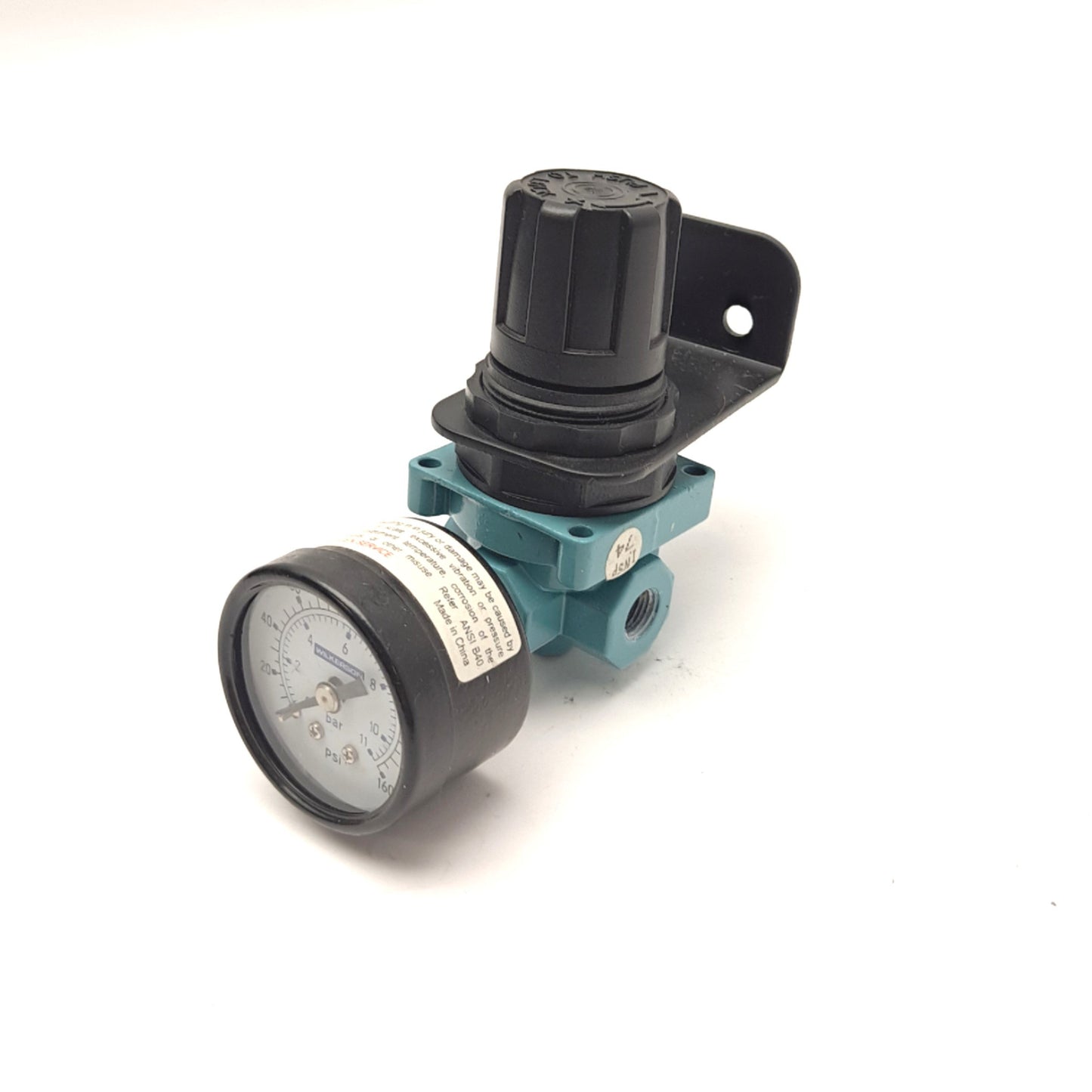 Used Wilkerson R00-01-G00 Pneumatic Regulator 1/8" NPT Gauge 0-160 PSI