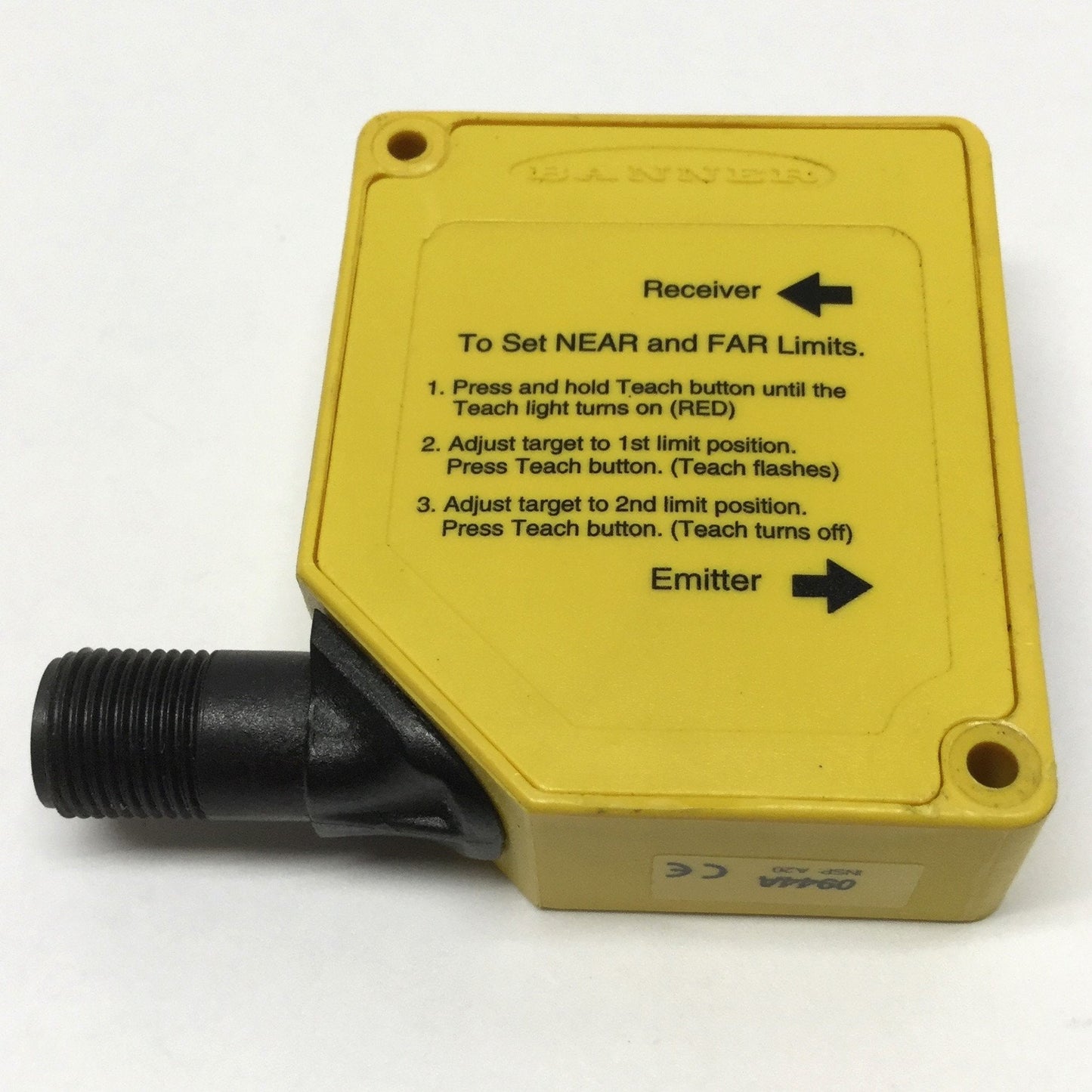 Used Banner Q50BVIQ L-GAGE LED Measurement Sensor, 100-300mm Range, 15-30VDC, 4-20mA