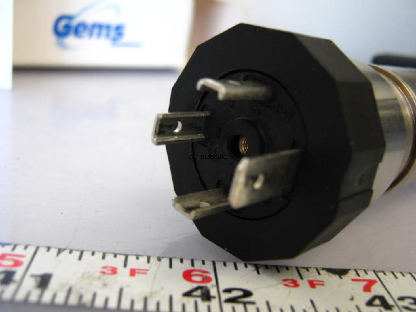 Used Gems Sensors 26ETBAA600HGEUA Pressure Transducer 6 BAR 87 PSI