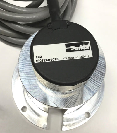 Used Accu-Coder/Parker E83 15S-19M1-1000N5D3HV-F10-CE-S251 Incremental Encoder, 1/4", 5VDC