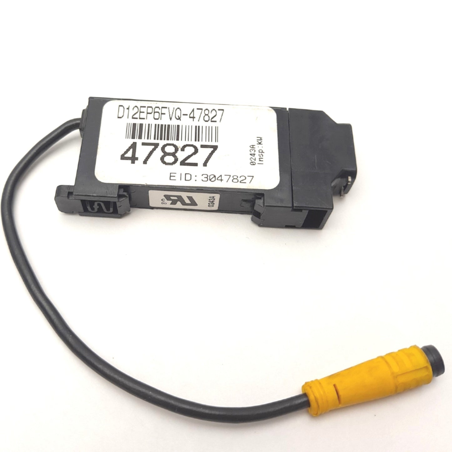 Used Banner D12EP6FVQ-47827 Fiber Optic Sensor Amplifier Supply Volt. 10-30VDC PNP