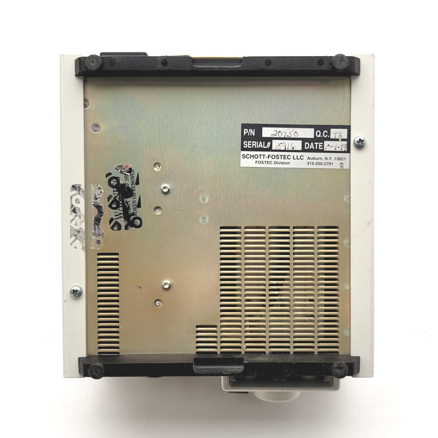 Used Schott-Fostec 20750 DCR II Fiber Optic EKE Light Source 150W 115/230VAC 2.6/1.3A