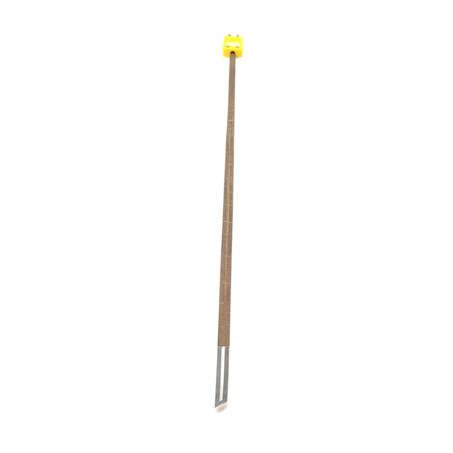 Used OMEGA 88304K Thin Leaf K-Type Thermocouple For Layered Surfaces 19", 420°F Max