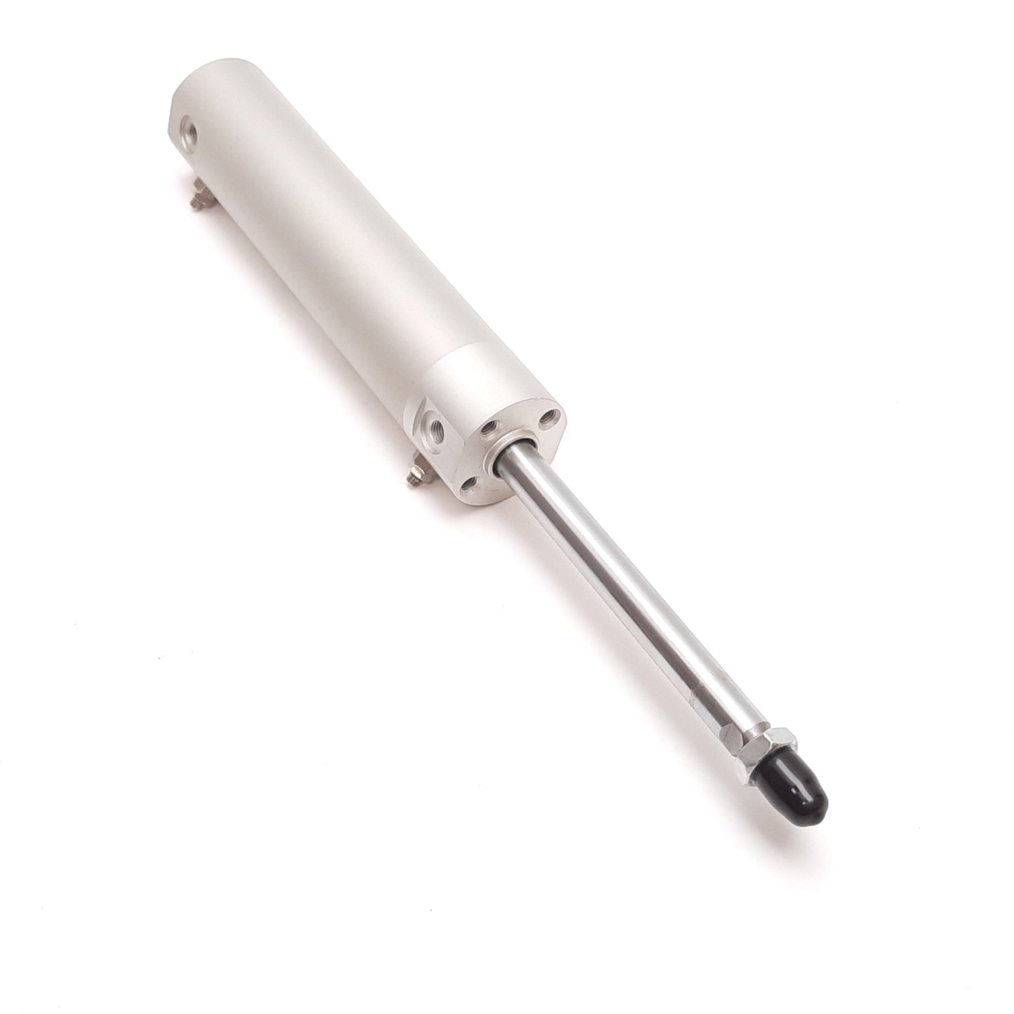 Used SMC NCGBA25-0300 Pneumatic Cylinder, Bore: 1", Stroke: 3", Ports: 10-32