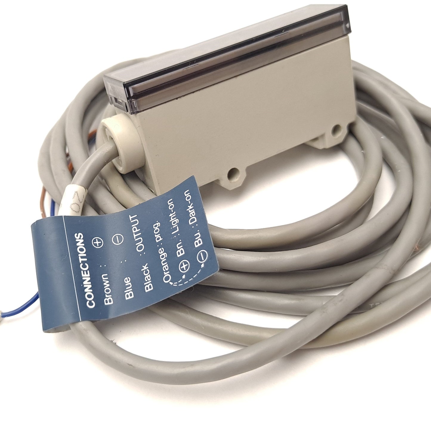 Used Telemecanique XUD-H003537 Photoelectric Fiber Optic Sensor /Amp. 12-24 VDC