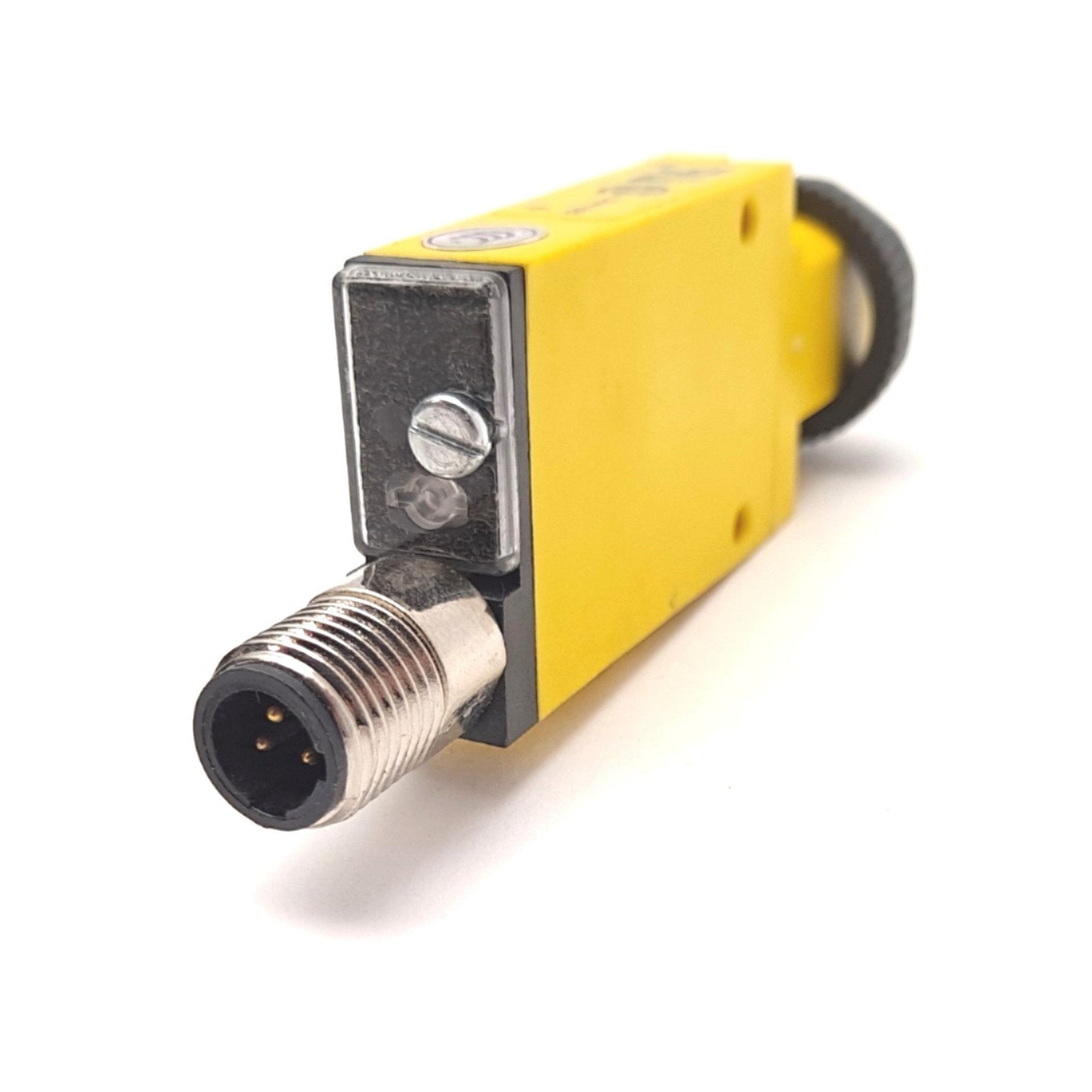 Used Banner SM2A312FQD Mini Beam Fiber Optic Sensor 24-240 VAC 3 Pin Male Connector