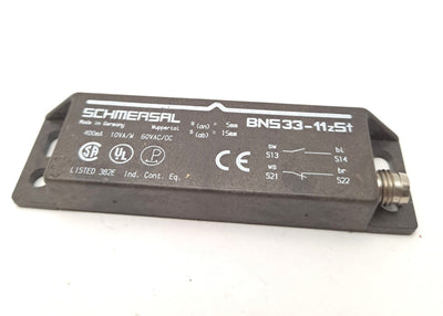 Used Schmersal BNS33-11ZST Coded Sensor 4 Pole M8 1 NO/1 NC 60 VAC/DC 10VA/W