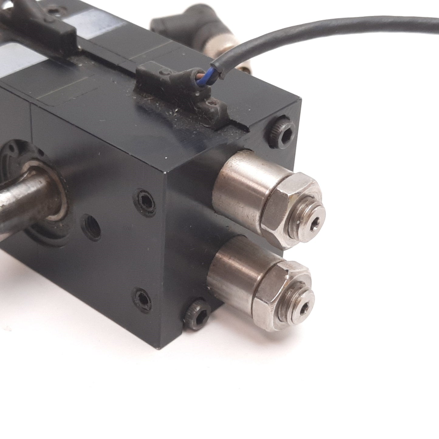 Used Rotomation A032-180-TC-D37-3A-3RL-10.32-1 Rotary Actuator, 180°, W/ 2x Sensors