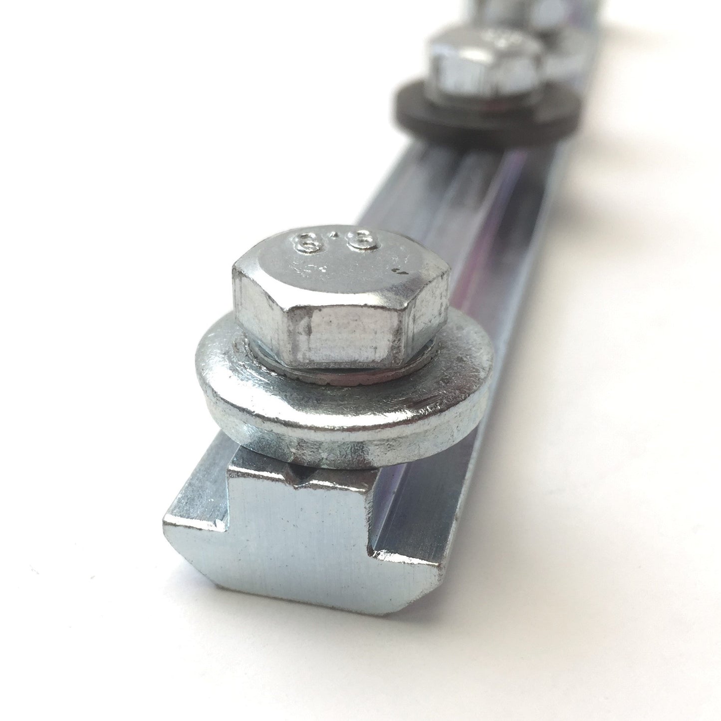Used Lot of 2 Bosch Rexroth 3842528746 Profile Connector 180mm Length, 10mm Slot, N10
