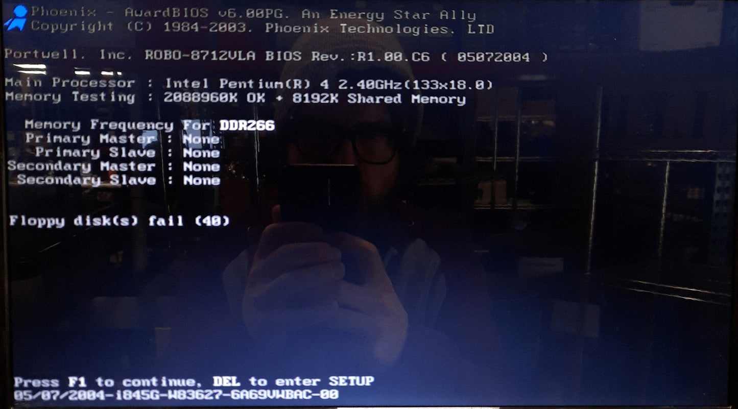Used Portwell ROBO-8712VLA Single Board Computer Intel P4 2.4GHz 2GB RAM DDR266