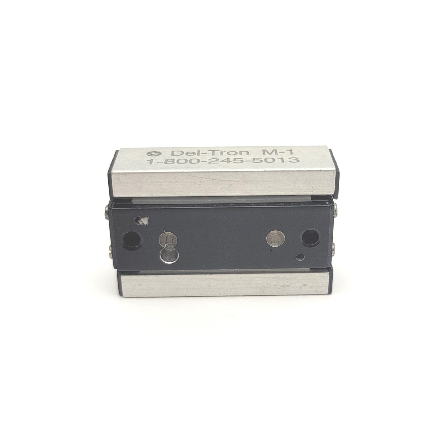 Used Del-Tron M-1 Precision Linear Ball Slide Assembly Travel: 0.5", 1"W x 1.56"L