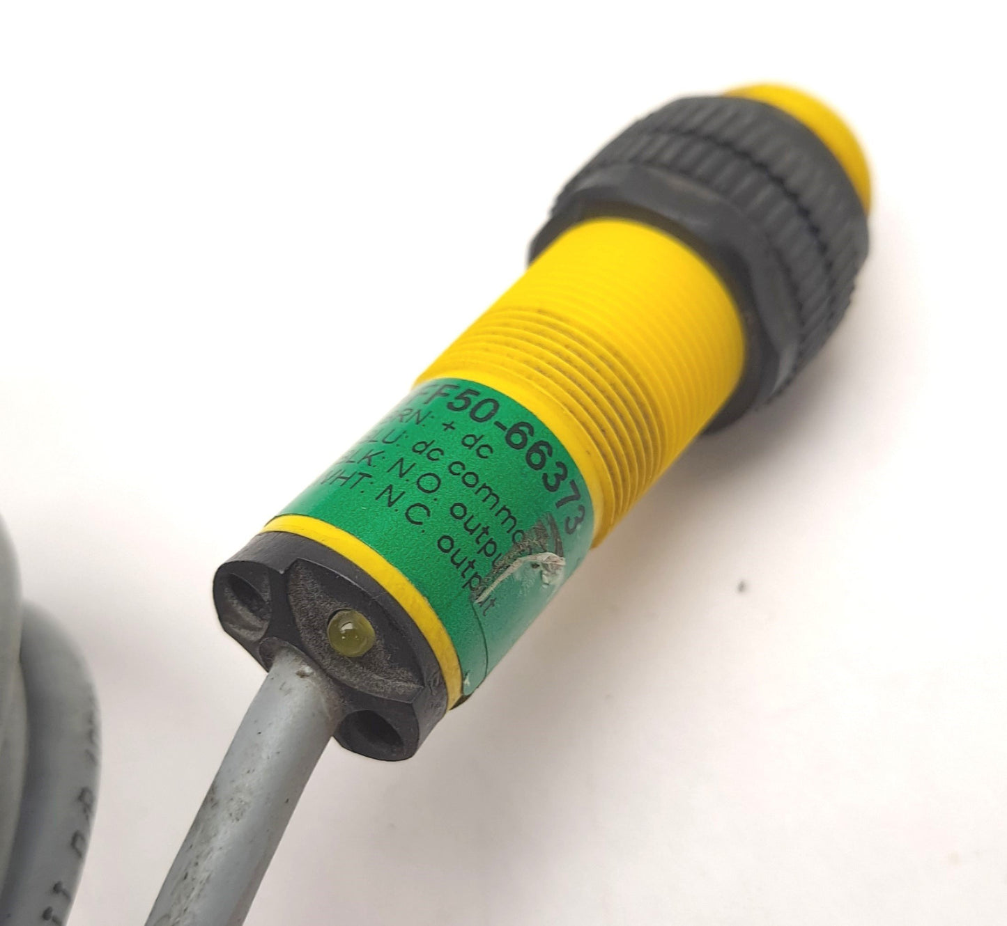 Used Banner S18SP6FF50-66373 Photoelectric Sensor 50mm PNP 150mA M18 Barrel 10-30 VDC