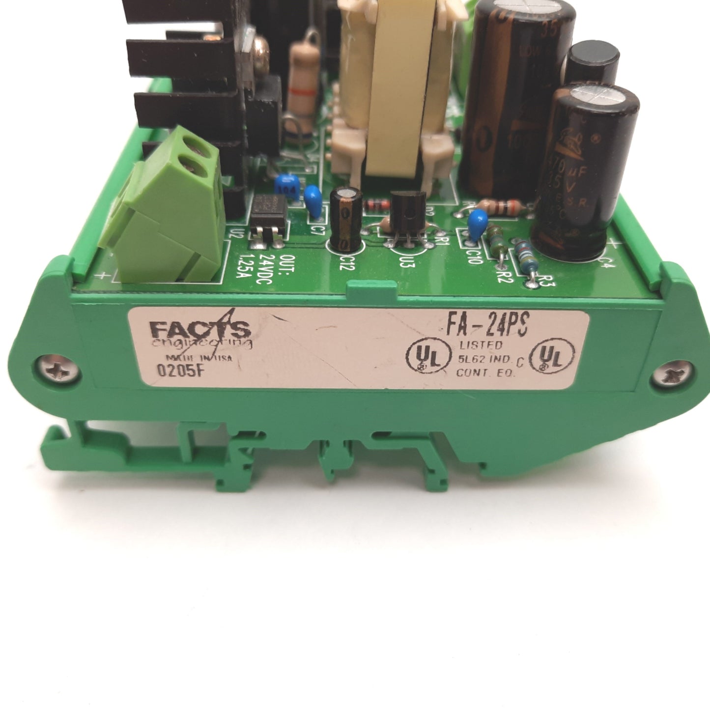 Used Automation Direct FA-24PS Facts Power Supply, In: 120/240VAC, Out: 24VDC 30W