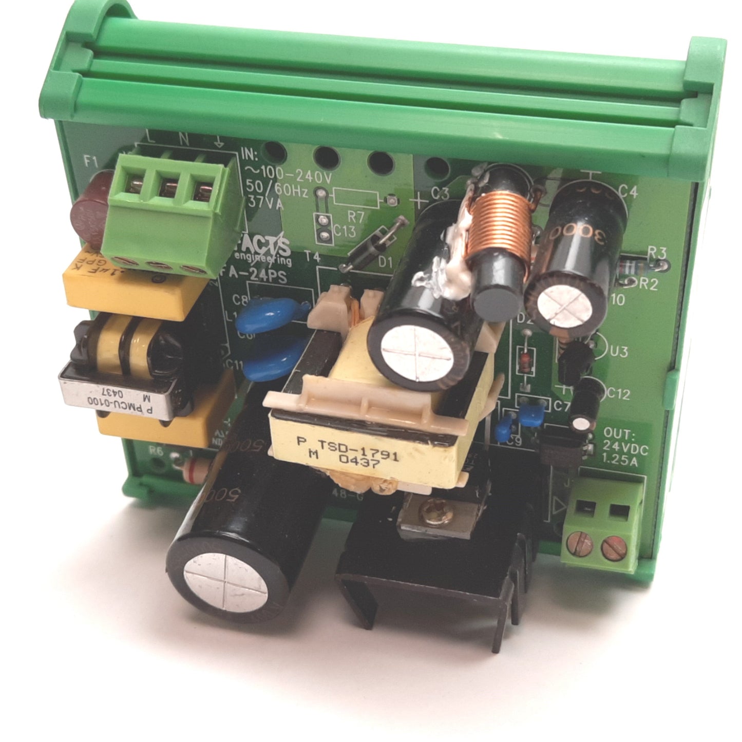 Used Automation Direct FA-24PS Facts Power Supply, In: 120/240VAC, Out: 24VDC 30W
