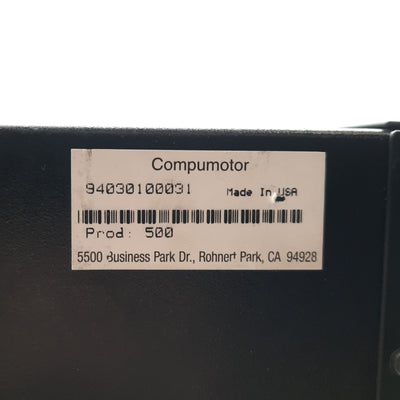 Used Parker 500 Compumotor Indexer 1-Axis Stepper/Servo 13 In 8 Out RS-232 90-240VAC