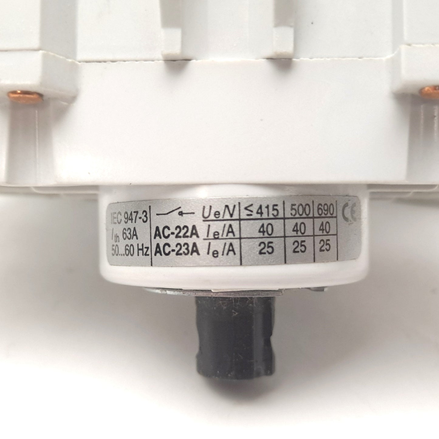 Used Cutler-Hammer C362N40 Disconnect Switch 600VAC 40A 3 pole Din Rail Mount