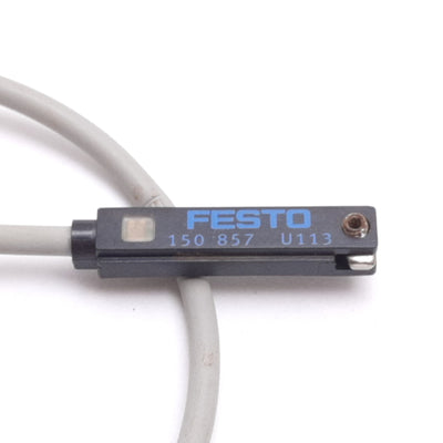 Used Festo SME-8-S-LED-24 150 857 Magnetic Reed Position Sensor, Bipolar N/O, 3-Pin