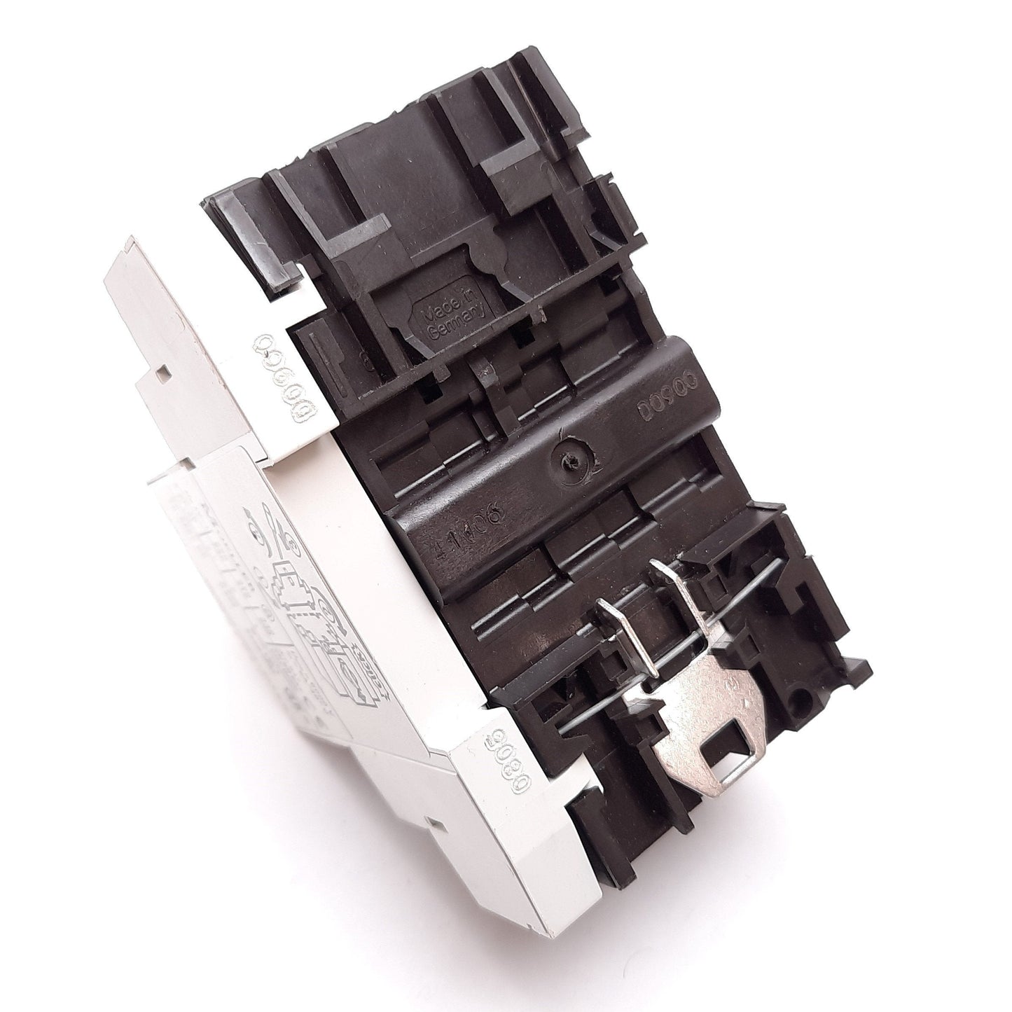 Used Moeller PKZM0-2.5 Manual Motor Starter, With NHI11-PKZ0 Auxiliary Contact Block