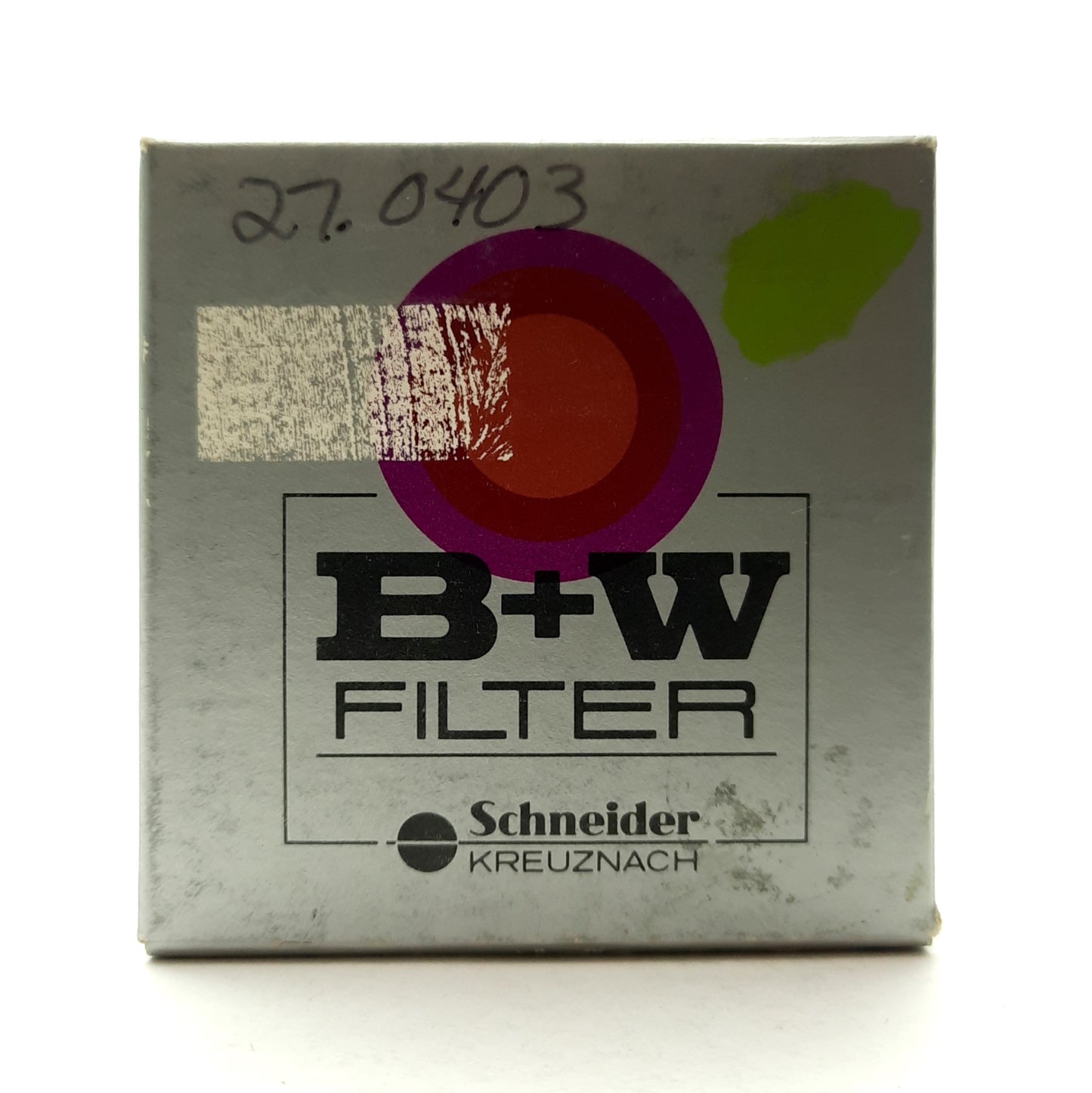 New – Open box Schneider Kreuznach 484 Specialty B+W UV Deep Violet Filter E Coated 27mm Thread