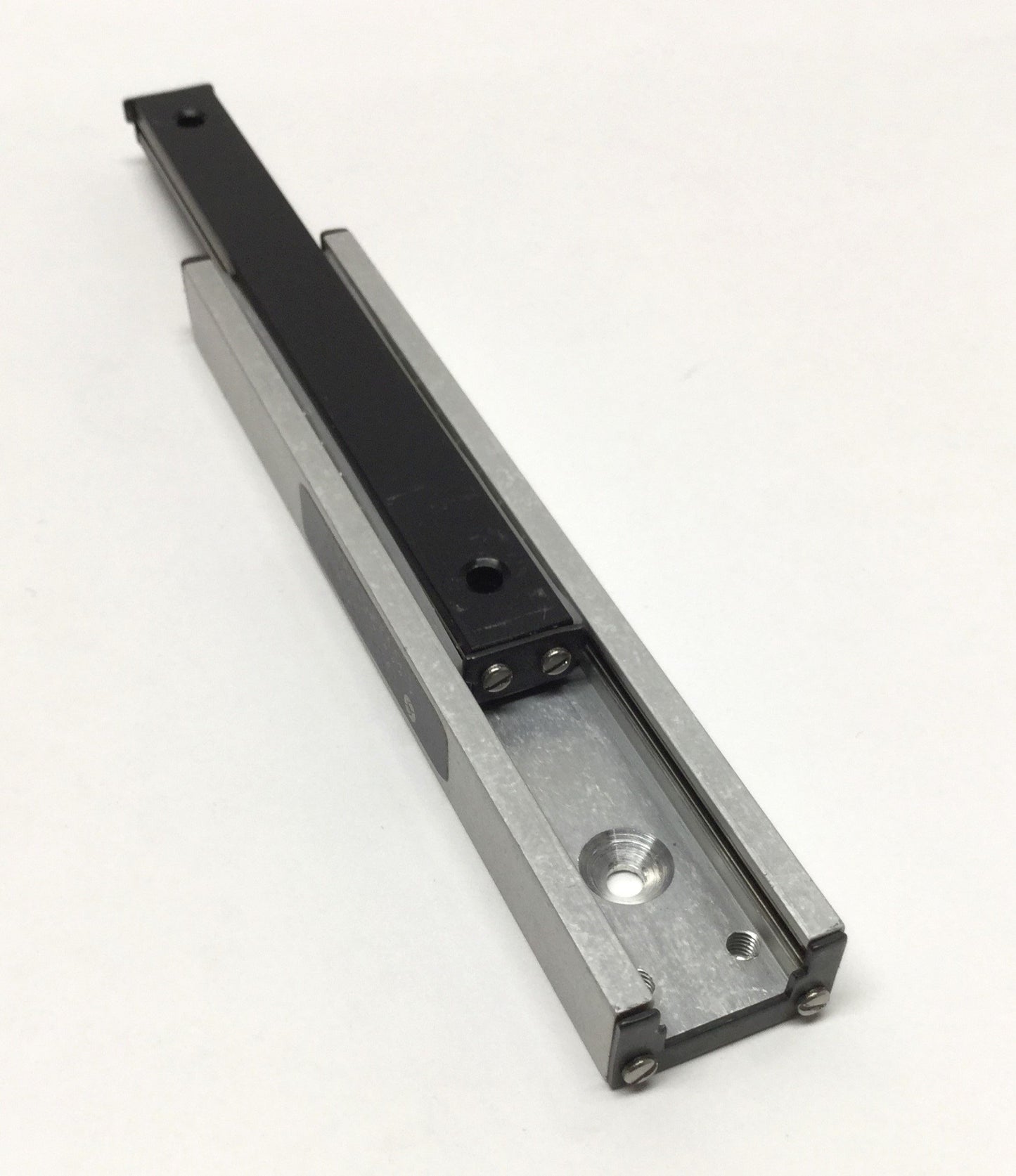 Used Del-Tron E-4 Ball Bearing Linear Slide Assembly, 3" Travel Stroke, 14lb Rating