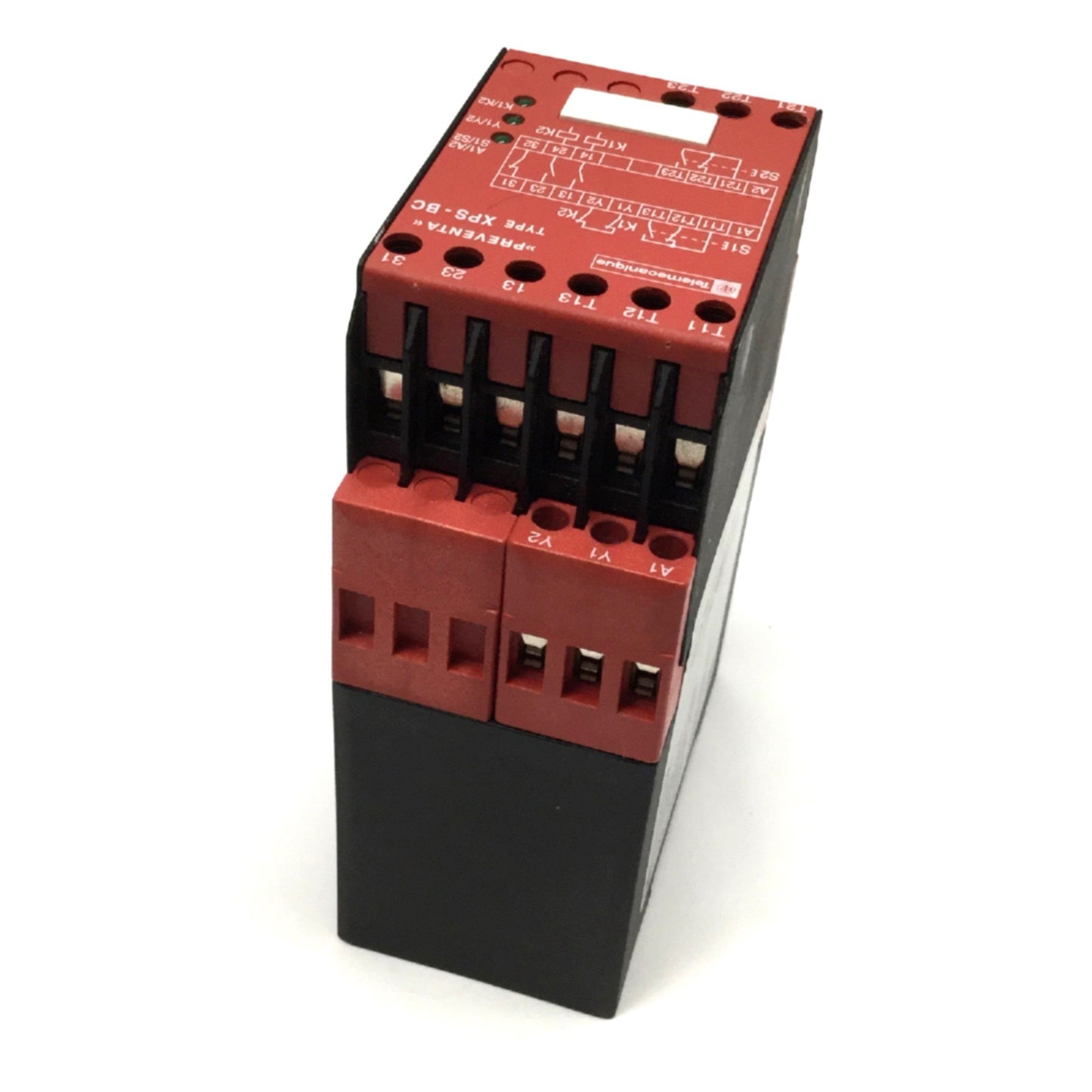 Used Telemecanique XPS-BC Preventa Two-Hand Control Monitor Safety Relay Module 24VDC