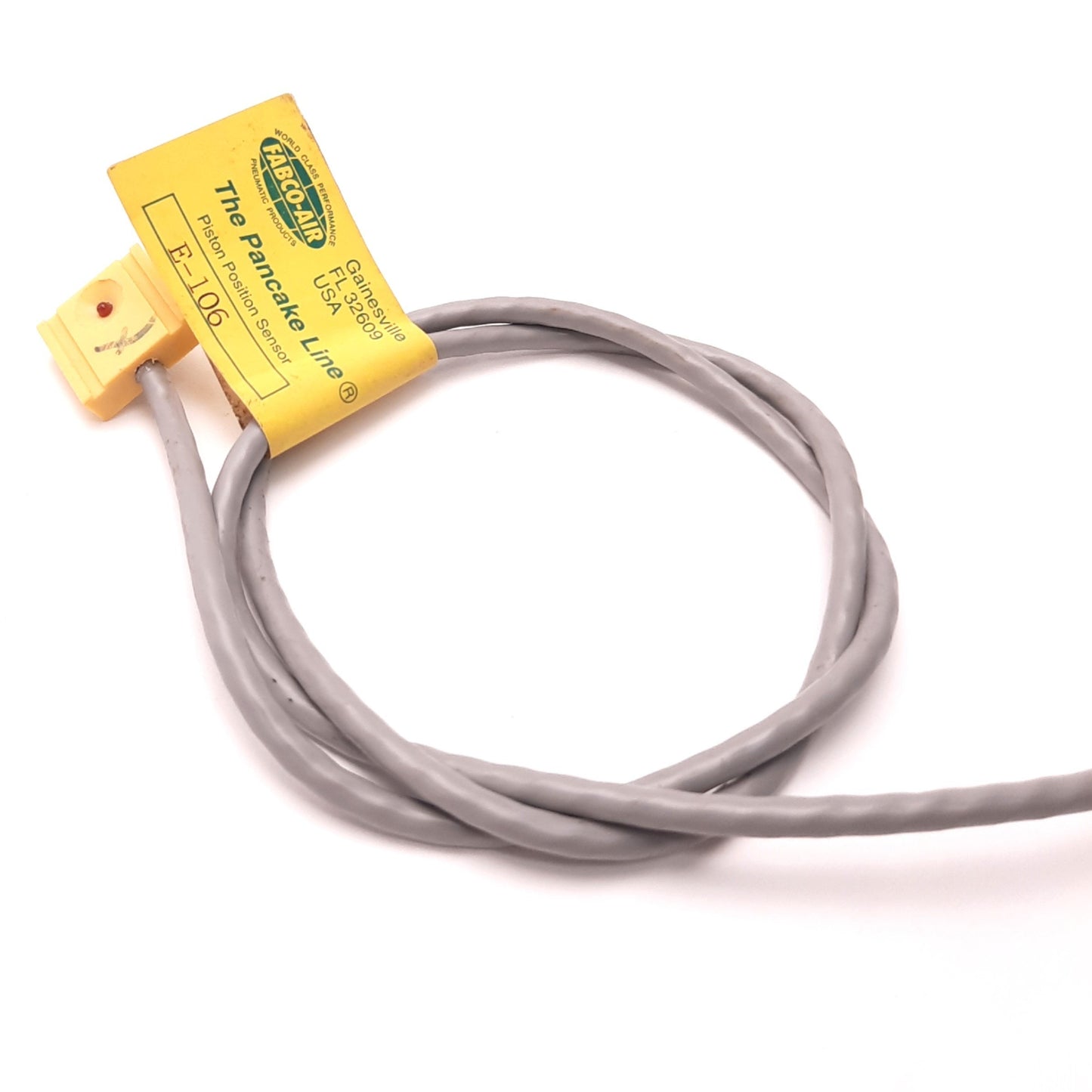 Used Fabco-Air E-10-6 Piston Position Sensor,Pancake Line Hall Effect 6-24VDC