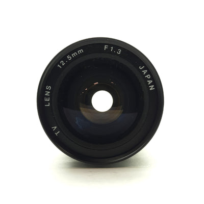 Used Machine Vision Inspection CCTV Camera Lens, 12.5mm FL, f/1.3-C, C-Mount