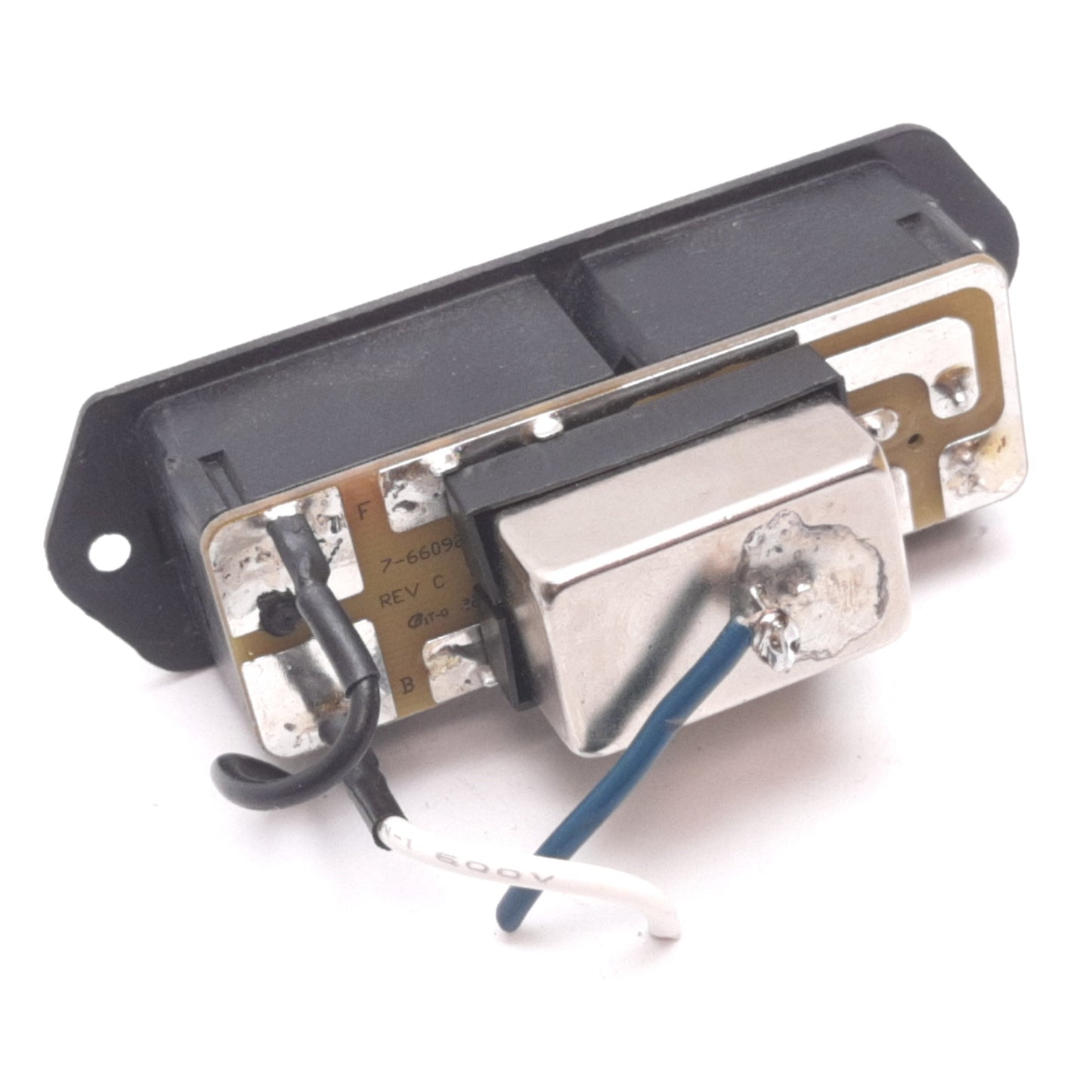 Used Corcom 5EFM1S Power Entry Module, 2-Pole Switch, Rating: 4A 250VAC