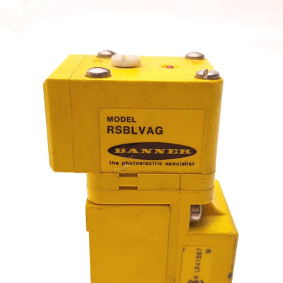 Used Banner RSBLVAG Retroreflective Photoelectric Sensor, 0.3 - 4.5 Meters, Polarized