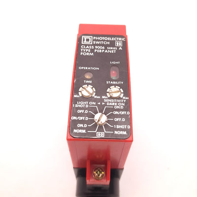 Used Square D 9006-PE8PANET Photoelectric Switch 24 - 240v AC, 12 - 240v DC