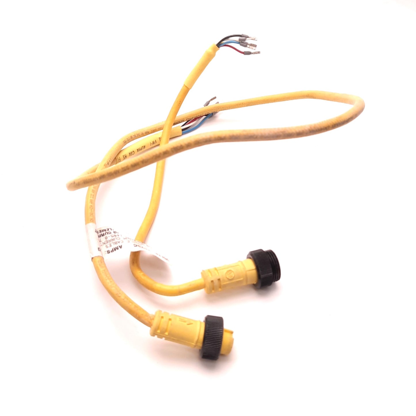 Used Allen-Bradley 1485R-P1N5-M5 DeviceNet Cable,5 Pin, 24v DC, 3.0 Amps, 1m Length