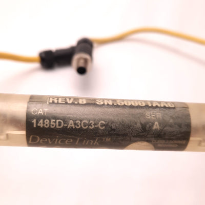 Used Allen-Bradley 1485D-A3C3-C DeviceLink Discrete I/O Conductor, 5 Pin Connections