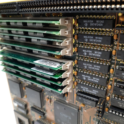 Used JAMECO Electronic Components JE3525DN 386 Motherboard, Intel 33MHz, 8MB RAM, AT