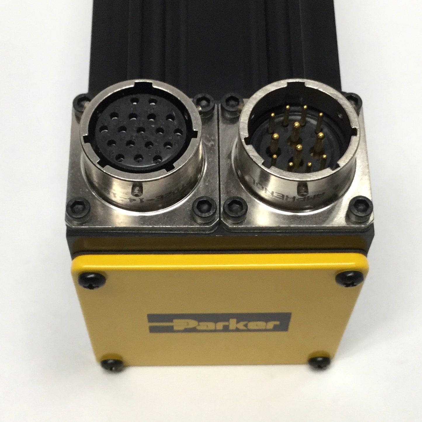 Used Parker SM232AE-TGSN Brushless Servo Motor 340V 2.1A, 92oz-in, NEMA 23, Gemini