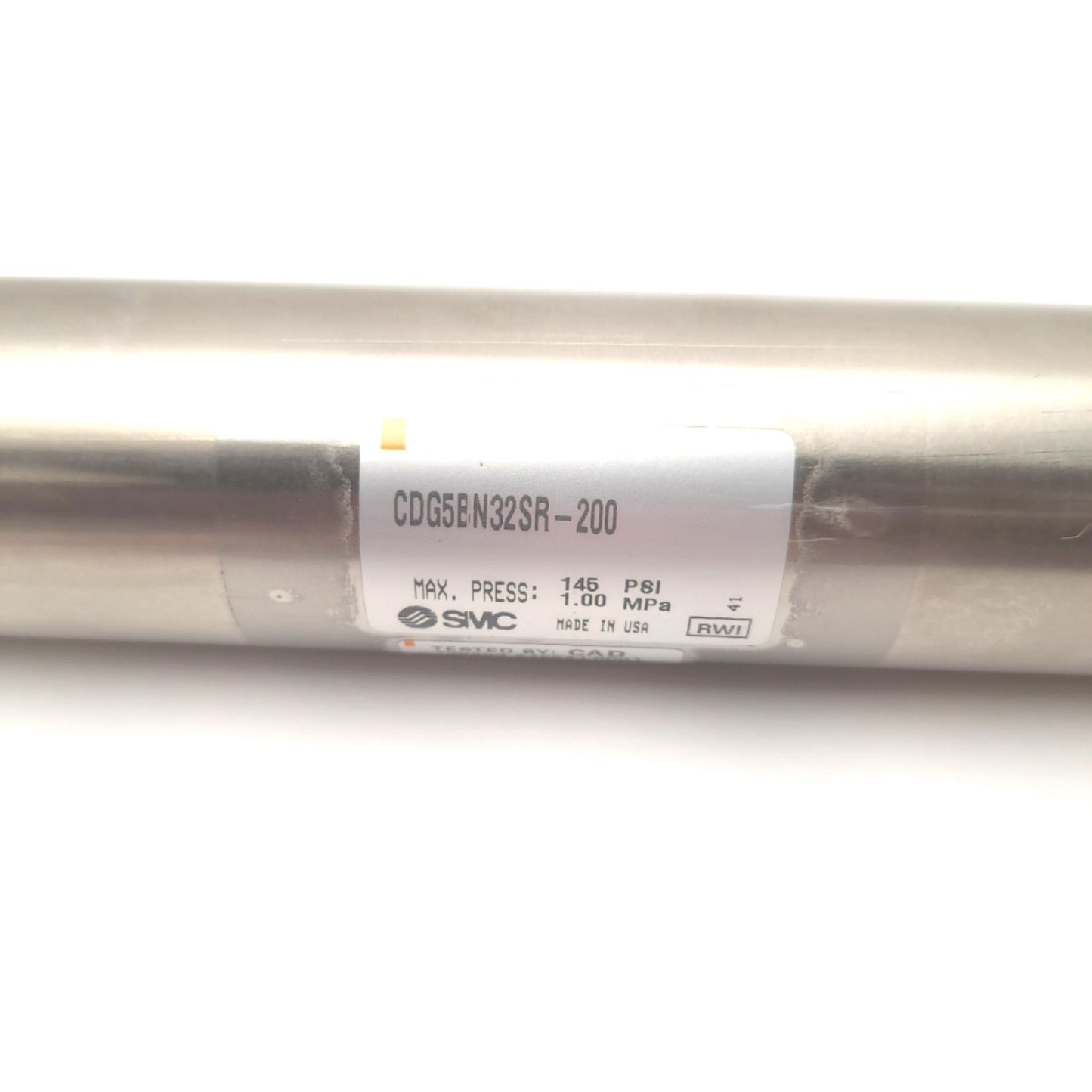 New SMC CDG5BN32SR-200 Pneumatic Cylinder Double Action W/Auto Switch 145 Psi