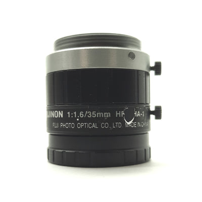 Used Fujinon HF35HA-1 Machine Vision Camera Lens 1:1.6, 35mm, C-Mount, 1.5 Megapixel
