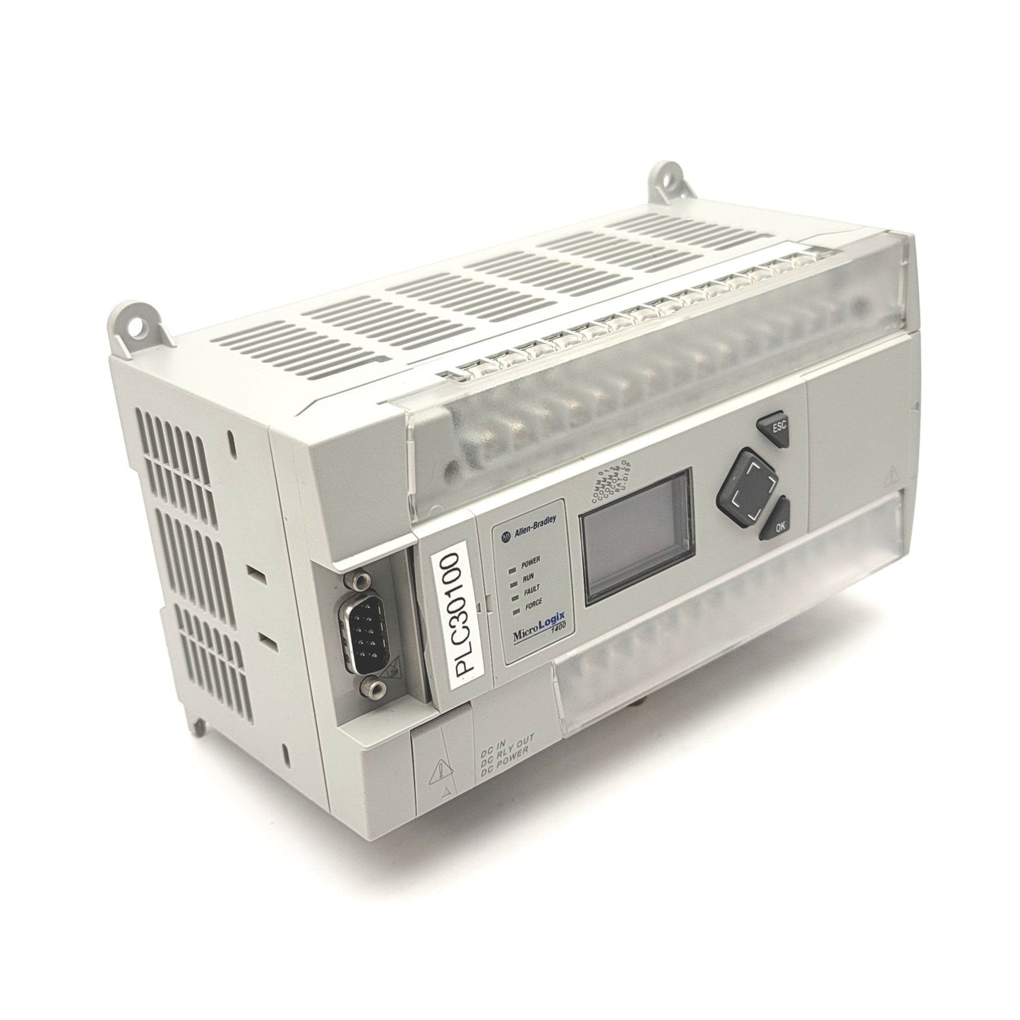 Used Allen Bradley 1766-L32BXB MicroLogix 1400 Programmable Controller, 32PT, 24VDC