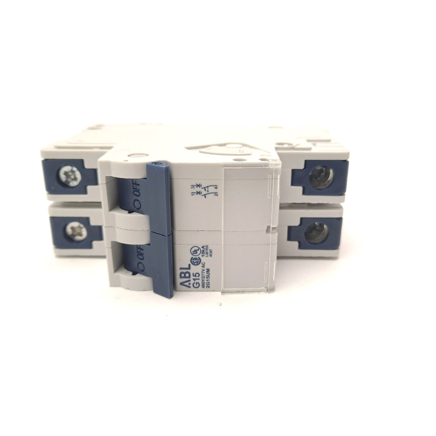 New Altech Corp 2G15UM Manual Motor Controller 277 VAC 15 A 2 Pole Din Rail Mount