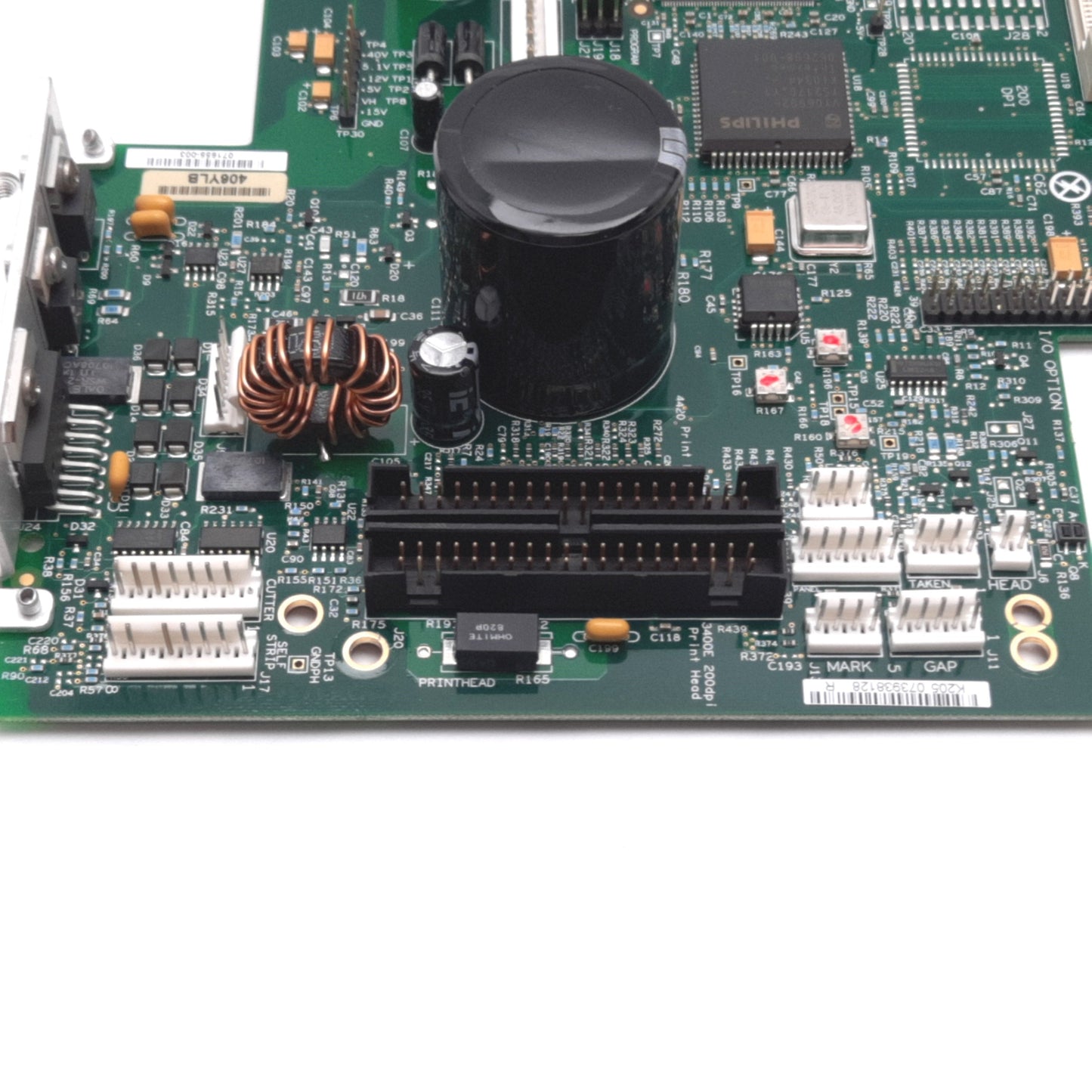 Used Intermec 071655-003 Main Logic Board, From Intermec 4300E Thermal Printer