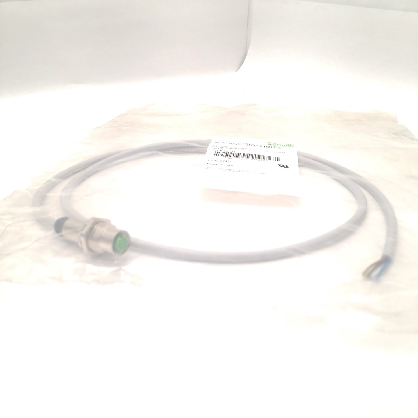 New Murr 7000-13627-2150100 Cable With M12 Female Connector to Flying Leads 1 Meter