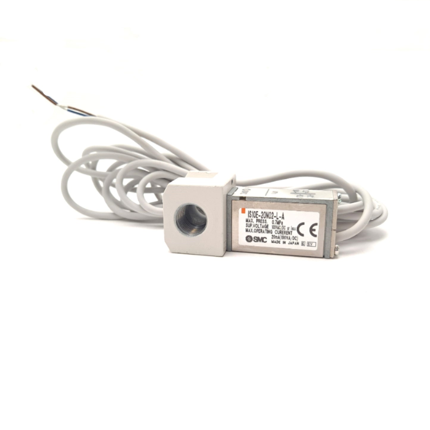 New SMC IS10E-20N02-L-A Pressure Switch 100 VAC/DC 101.5 PSI 1/4" NPT