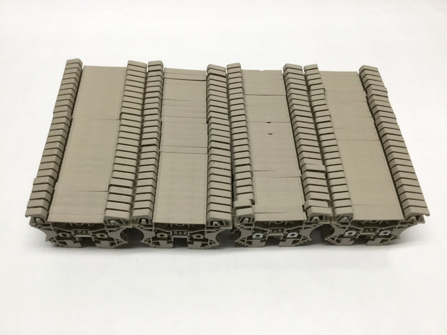 Used Lot of 100 Weidmuller WDU 2.5 W-Series Feed-Thru Screw Terminal Blocks, 800V 24A