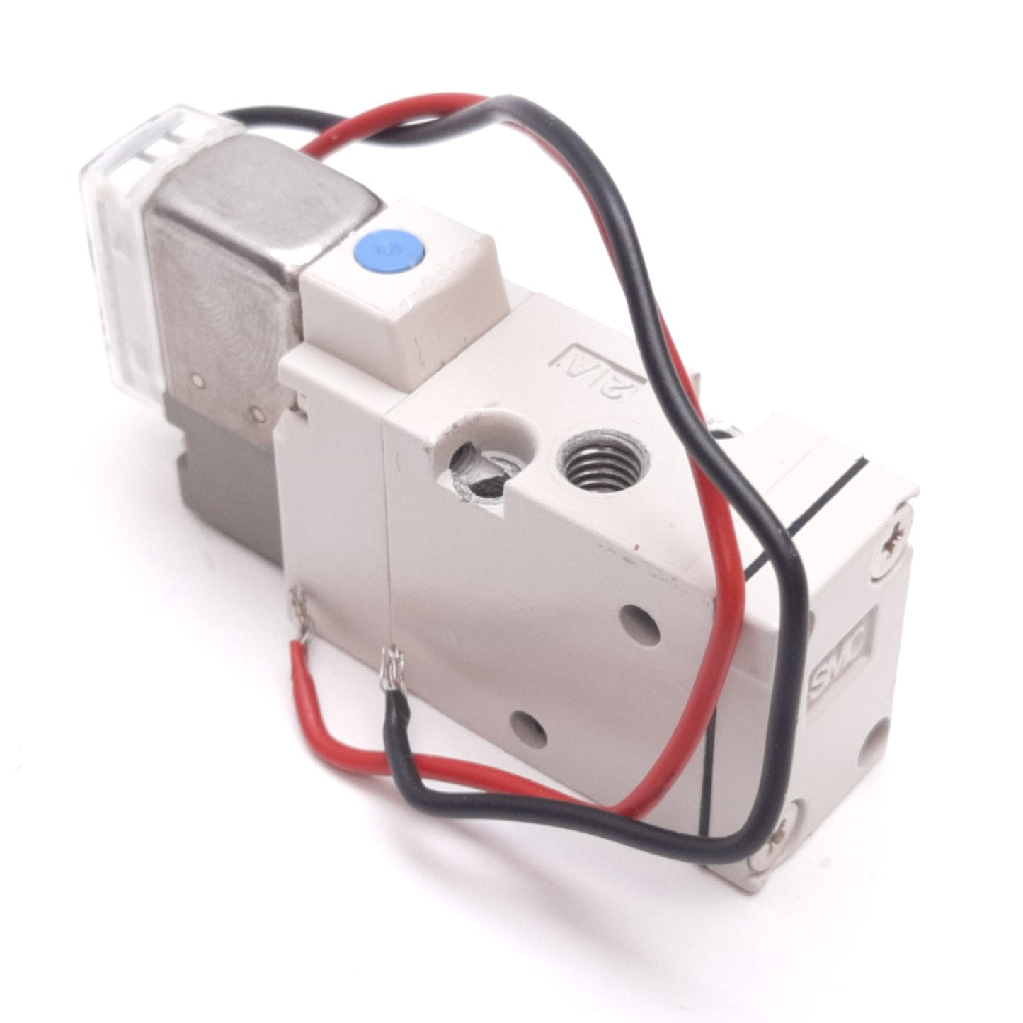 Used SMC SYJ512-5G-M5 Solenoid Valve, 2-Position 3-Port, 24VDC, 0.15-0.7MPa, M5x0.8