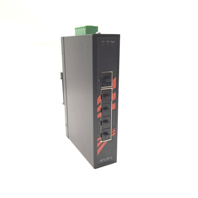 New Antaira LNX-500A 5 Port Slim Industrial Unmanaged Ethernet Switch 12-48 VDC 3W