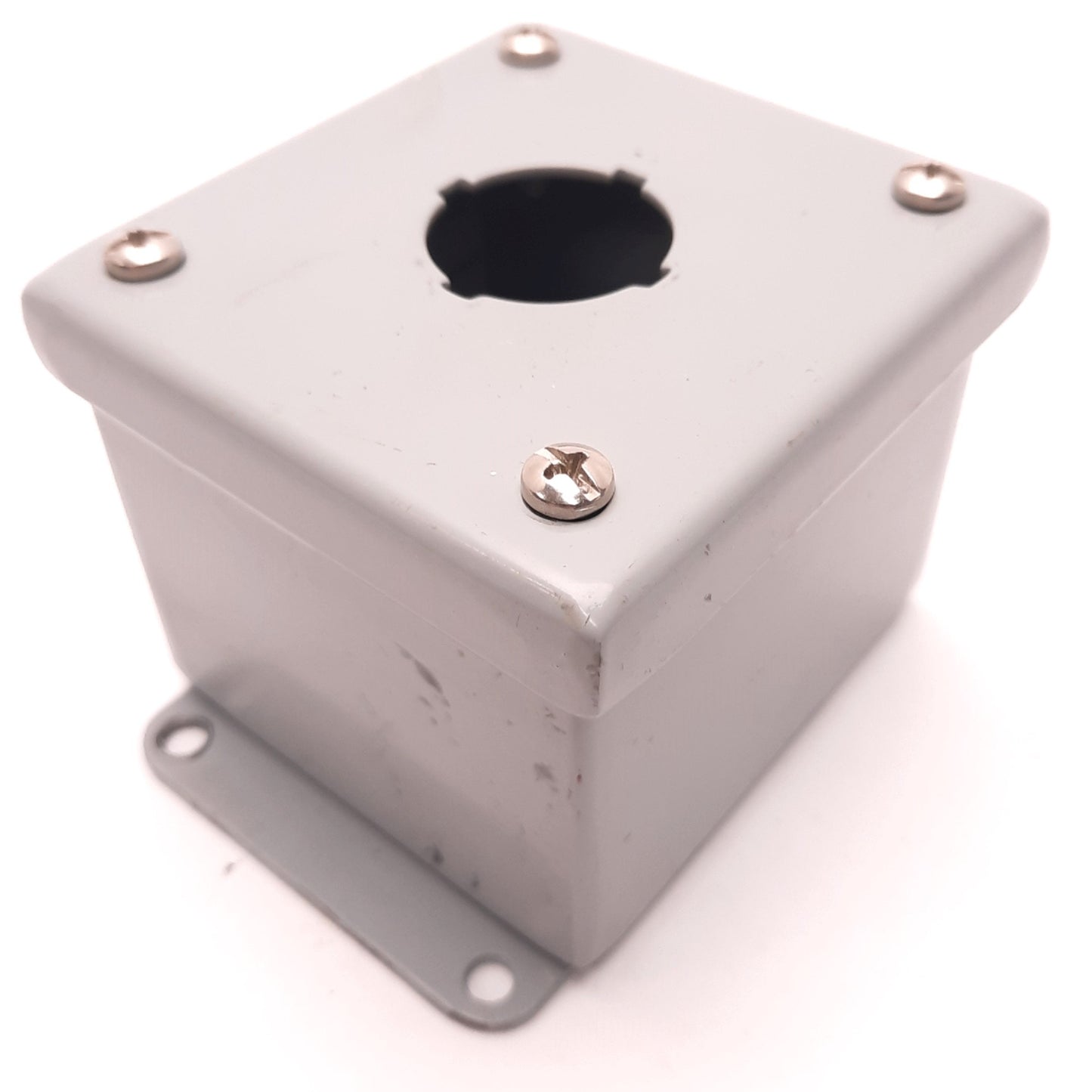 Used Wiegmann PB1 NEMA 12/13 Pushbutton Enclosure, 3.5" x 3.25" x 2.75", Wall Mount