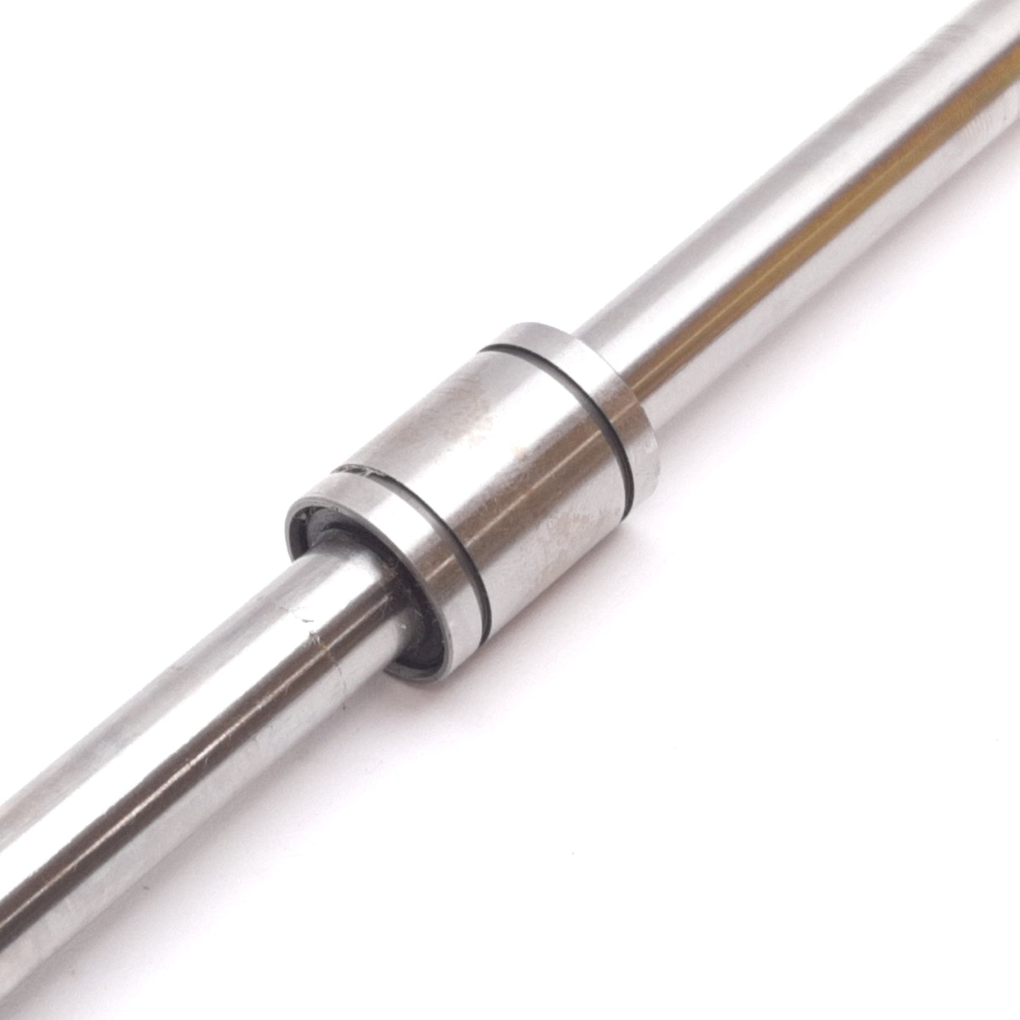 Used NB Corp SWS6 Linear Bearing on 9-5/16" Rod, Bearing: 7/8" x 5/8" OD