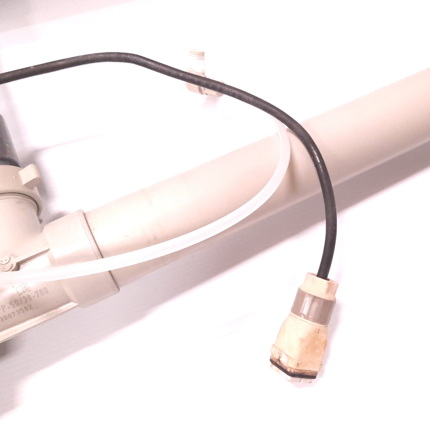 Used Flux F430 PP-50/38-700 Drum Pump, Outer Dia: 2", Immersion: 27", With F457 Motor