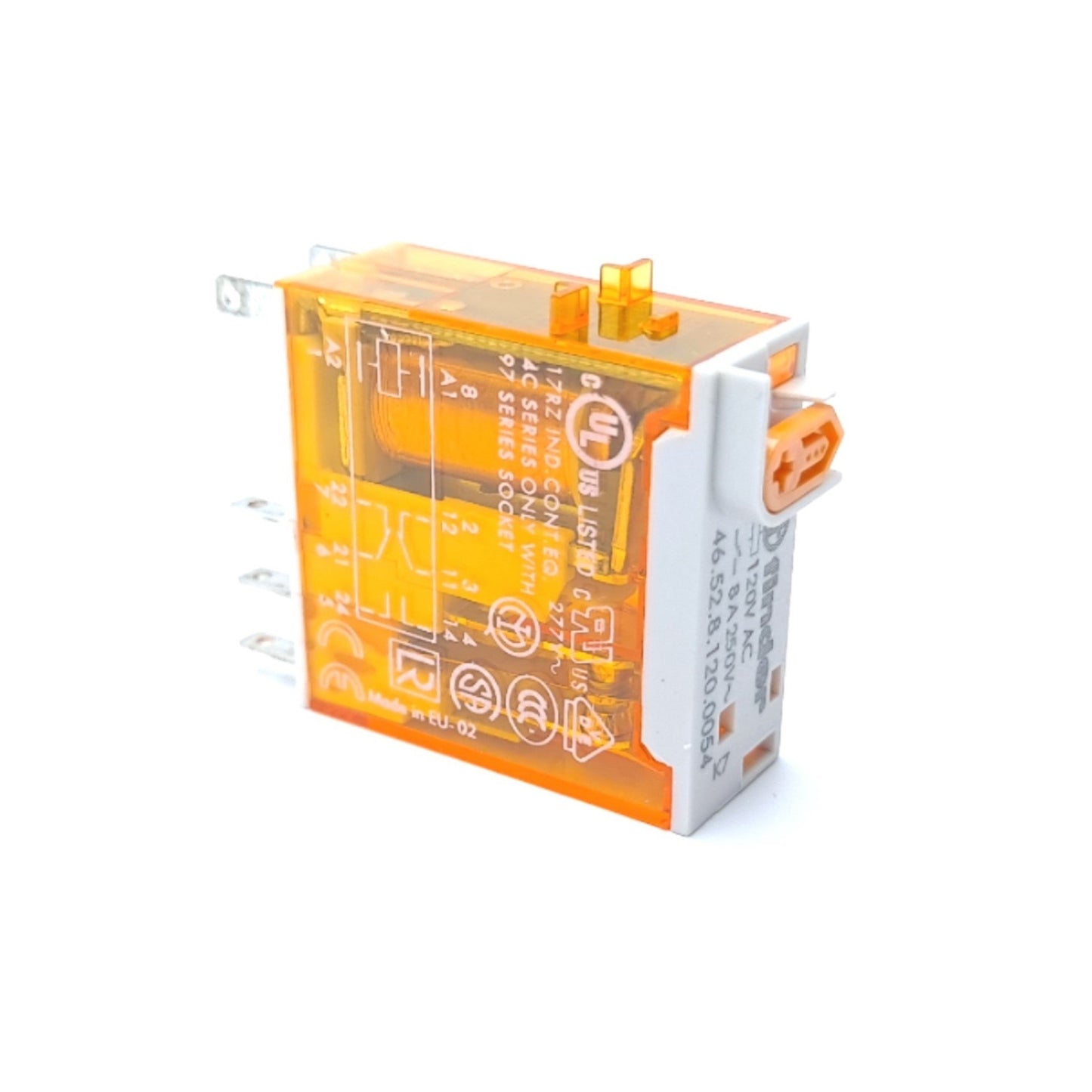 New – Open box Lot of 3 Finder 46.52.8.120.0054 General Purpose Power Relay 120 VAC 8 A DPDT