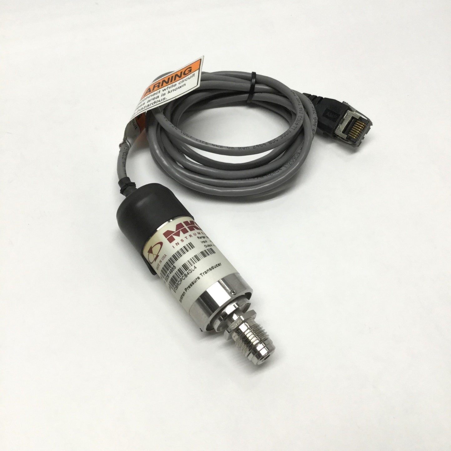 Used MKS 870BRDPCB4GL4 Mini-Baratron Pressure Transducer, 250psi, +13-36VDC, 4-20mA